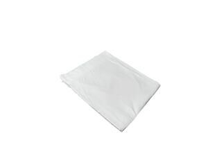S.L. Home Fashions Full Size Flat Sheet 100% Cotton Solid White Bedding